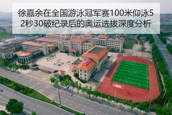 徐嘉余在全国游泳冠军赛100米仰泳52秒30破纪录后的奥运选拔深度分析